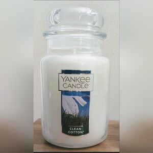 Clean Cotton Large Yankee Candle